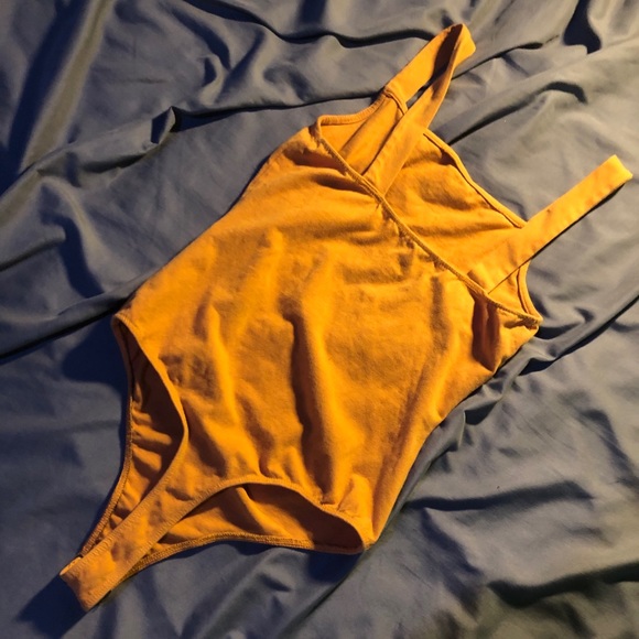 Orange “Mikey & Joey” bodysuit - Picture 5 of 5